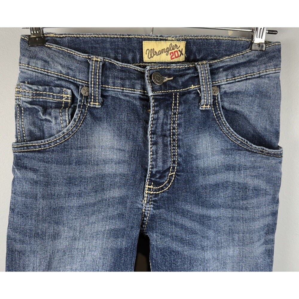 Wrangler 20x Jeans Kids 14 Slim Adjustable Waist - Picture 2 of 7